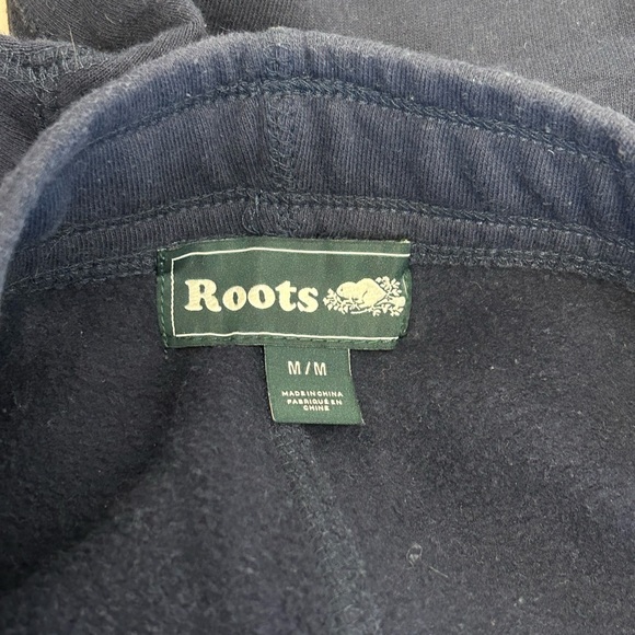 Roots navy sweat pants size medium - Picture 3 of 3